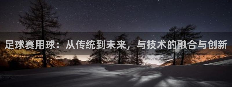 足球赛用球：从传统到未来，与技术的融合与创新